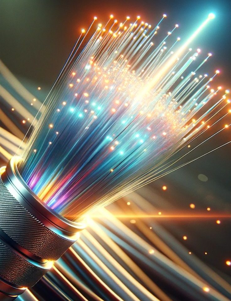 Iluminación con fibra óptica